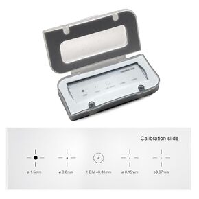 0.01mm Dot Crosshair Microscope Camera Slide Multifunction Plate Reticle Accurate Calibration Slide Ruler Stage Micrometer