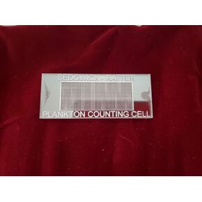 Gridded Acrylic Sedgewick-Rafter Counting Cell with Case