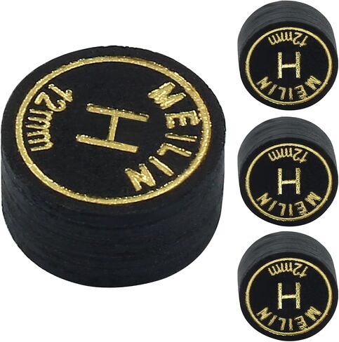 4PCS 12mm Pool Cue Tips How Cue Tip Billiard Accessories Suitable for Pool Cues and Snooker in Saudi Arabia