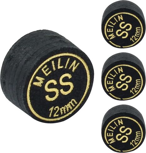 4PCS 12mm Pool Cue Tips How Cue Tip Billiard Accessories Suitable for Pool Cues and Snooker in Saudi Arabia