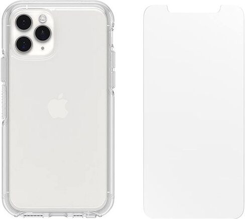 OtterBox Symmetry Clear Series Case for iPhone 11 Pro Max with Alpha Glass Screen Protector Bundle - Bundle Packaging - Clear in Saudi Arabia