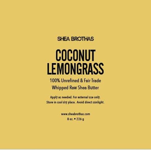 | Unrefined | Raw | Coconut Lemongrass | Organic Shea Butter Body Butter | Whipped | Dry Skin | Eczema | All Skin Types | Gifts | Men | Women | Kids | Fair Trade | 8 oz in Saudi Arabia