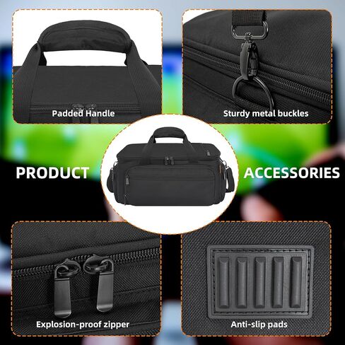 حافظة داخلية صلبة من مادة EVA من TORIBIO، حافظة مقاومة للصدمات لجهاز PS5، حقيبة تخزين واقية أثناء السفر متوافقة مع جهاز Playstation 5 وملحقاته in Kuwait