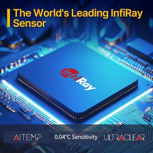 كاميرا InfiRay P2 Pro الحرارية لنظام iOS، تصوير حراري بدقة 256 × 192 بالأشعة تحت الحمراء لهاتف iPhone، أصغر كاميرا حرارية تعمل بالأشعة تحت الحمراء 9 جرام، نطاق درجة حرارة من 4 إلى 1112 درجة فهرنهايت in Kuwait