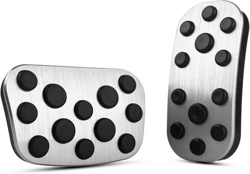 CKE for Toyota Corolla Cross 2022 2023 2024 for Toyota Corolla 2019-2024 Accessories Anti-Slip Car Foot Pedal Covers Auto Brake and Gas Pedal Pads Interior Replacement -Silver in Saudi Arabia