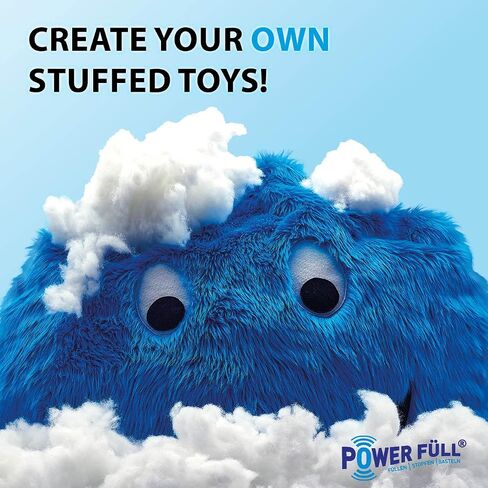 Power Fill – Premium Fiber Fill – 35 Ounce | Oeko TEX 100 Standard – Washable up to 200 °F/95 °C | Non-Allergenic | Filling Material for Dolls & Stuffed Toys | (1) in Saudi Arabia
