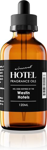 AirScent Hotel Diffuser Oil No. 1008 - White Tea, Aloe Vera & Sandalwood - Hotel Scent Dupe - Premium Fragrance Oil for Ultrasonic and Waterless Diffusers and Crafting - 120 mL, 4 fl oz Glass Bottle in Saudi Arabia