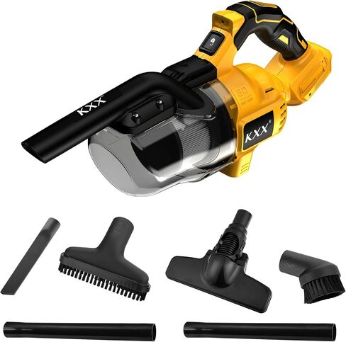 Cordless Vacuum for De-Walt 20V Battery, 5 in 1 Handheld Electric Vacuum Cleaner with 500W Powerful Motor, 46 CFM Portable Hand Vacuum with Filtration HEPA for Floor, Carpet, Car (Not include Battery) in Saudi Arabia
