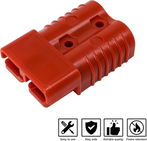 HiSport Battery Quick Connect Disconnect Electrical Plug 175A 1/0AWG for Recovery Winch or Trailer w 2Pcs Terminal pins(red) in Saudi Arabia