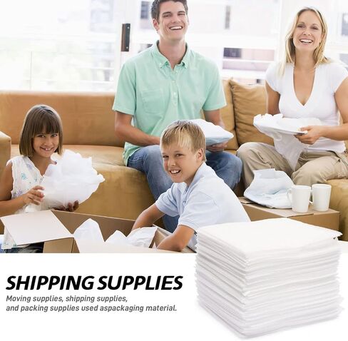 100-Pack 11.81" x 15.75" Foam Pouches, Packing Foam Wrap Sheets for Shipping, Cushion Foam Pouch for Moving and Storing, for Packaging Dishes/Cups/Mugs and Plates Moving in Saudi Arabia