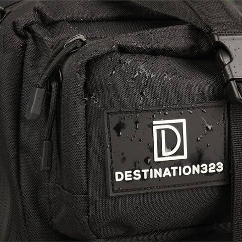 Black Tactical Backpack for Men, Military Backpack for Men Water Resistant, Waterproof Zipper Tactical Laptop Backpack, Molle System Military Tactical Backpack, Army Backpack, 23L Capacity in Saudi Arabia
