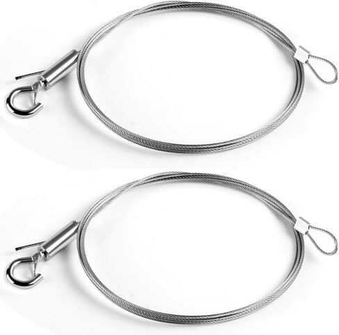 Heavy Duty Picture Hanging Wire Kit - 2 Stainless Steel Wires (2m x 1.5mm) for Mirrors, Artwork, Lamps, Billboards & Flowerpots - Supports up to 20kg in Kuwait