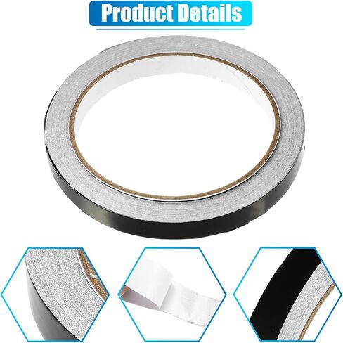 X AUTOHAUX 0.79" Width 65.62ft Long Decorative Strips Waterproof Reflective Tape Sticker Warning Tape for Car Motorcycle Boat Black 20mm Width 20M Long in Saudi Arabia
