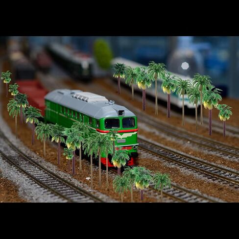 30 قطعة نموذج الأشجار نموذج شجرة جوز الهند قطار مشهد مشهد مصغر مشهد ديوراما نماذج أشجار العمارة in Kuwait