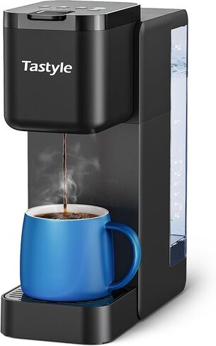 Single Serve Coffee Maker, Iced and Hot Coffee Machine for K Cup & Ground Coffee, Includes Bold & Descale Setting, Removable 40 oz. Water Reservoir, 6 to 24 oz. Brew Sizes, Black in Saudi Arabia
