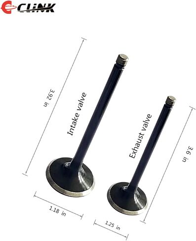 Engine Intake & Exhaust Valve Kit With Stem Seal Fits For Yamaha Grizzly 660,2002~2008, Rhino 660,2004~2007,Raptor 660 2001-2005 in Saudi Arabia