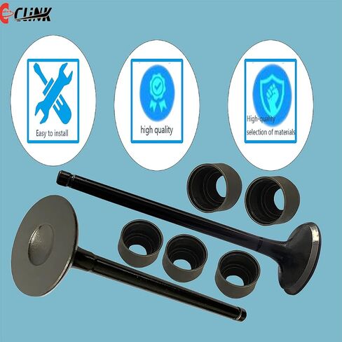 Engine Intake & Exhaust Valve Kit With Stem Seal Fits For Yamaha Grizzly 660,2002~2008, Rhino 660,2004~2007,Raptor 660 2001-2005 in Saudi Arabia