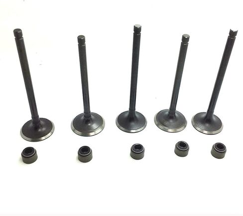 Engine Intake & Exhaust Valve Kit With Stem Seal Fits For Yamaha Grizzly 660,2002~2008, Rhino 660,2004~2007,Raptor 660 2001-2005 in Saudi Arabia