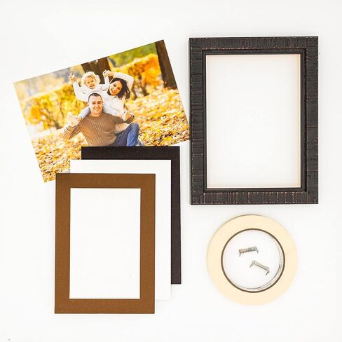 6x8 Mat for 8x10 Frame - Precut Mat Board Acid-Free Mixed Colors 6x8 Photo Matte Made to Fit a 8x10 Picture Frame, Premium Matboard for Family Photos, Show Kits, Art, Picture Framing, Pack of 10 Mats in Kuwait