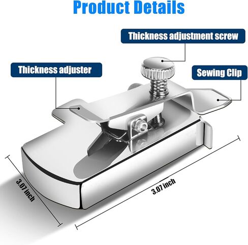 دليل التماس المغناطيسي المحدث لآلة الخياطة، دليل التماس المغناطيسي Buddy Sew، دليل التماس العالمي، دليل Hemmer، دليل تنحنح متعدد الوظائف لآلة الخياطة، ملحقات مستلزمات الخياطة in Kuwait
