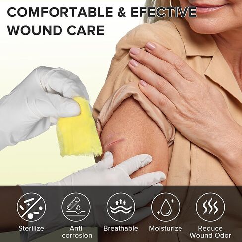 رقعة خلع الملابس الطبية Xeroform Petrolatum مقاس 5 × 9، ضمادات شاش غير ملتصقة، رقعة شاش شبكية ناعمة ناعمة للحروق، وتمزقات العناية بالجروح، وترقيع الجلد، وشق جراحي (صندوق من 25) in Saudi Arabia