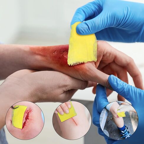 رقعة خلع الملابس الطبية Xeroform Petrolatum مقاس 5 × 9، ضمادات شاش غير ملتصقة، رقعة شاش شبكية ناعمة ناعمة للحروق، وتمزقات العناية بالجروح، وترقيع الجلد، وشق جراحي (صندوق من 25) in Saudi Arabia