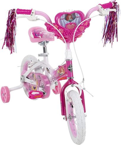Huffy Disney Princess Kid Bike 12 inch & 16 inch, Quick Connect Assembly & Regular Assembly, Pink in Saudi Arabia