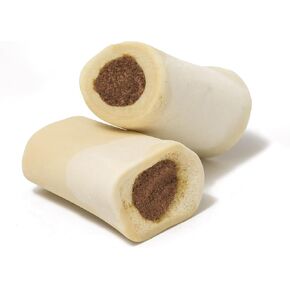 Cadet Stuffed Shin Bone - Highly Digestible, High Protein, Long-Lasting Dog Chew Bone for Aggressive Chewers, Supports Dental Health, - Peanut Butter Flavor, Large (1 Count) in Kuwait