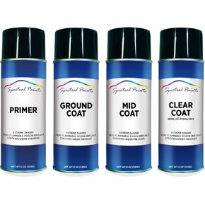 Spectral Paints Compatible/Replacement for Hyundai SWP Snow White Pearl - Aerosol Ground & Mid Spray Paint in Kuwait