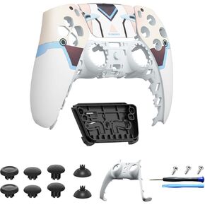 Touchpad Front Shell Compatible with PS5 Controller BDM-010 020 030 040 050, Replacement Faceplate Custom Touch Pad Cover Set and Decorative Trim Shell with Thumbsticks Kits for PS5 Controller in Kuwait