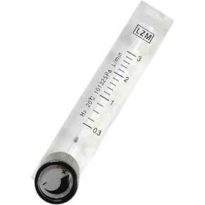 1pcs 0.1-1/0.3-3/0.5-5/1-10/2-20/2-25LPM LZM-8M في FIT 6 OD Tube Acrylic Acrylic Meter H2 Meter مع صمام (2-25LPM) in Saudi Arabia