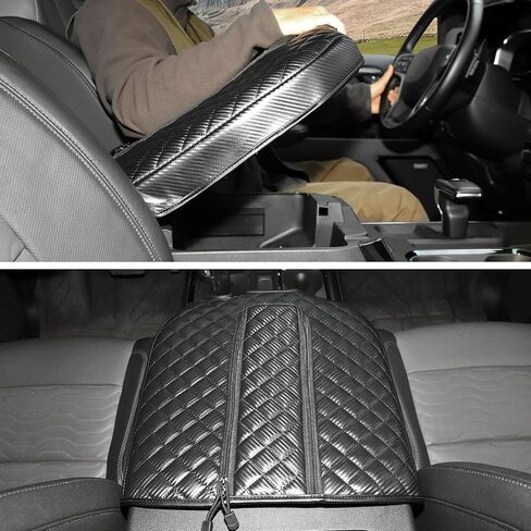 CheroCar Center Console Armrest Cover Pad for 2007-2014 Silverado GMC Sierra Suburban Avalanche Tahoe GMC Yukon Soft Arm Rest Pad,Scratch Resistance Armrest Covers in Saudi Arabia