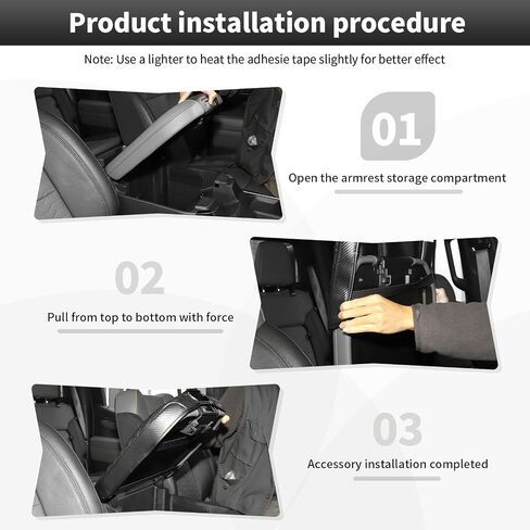 CheroCar Center Console Armrest Cover Pad for 2007-2014 Silverado GMC Sierra Suburban Avalanche Tahoe GMC Yukon Soft Arm Rest Pad,Scratch Resistance Armrest Covers in Saudi Arabia
