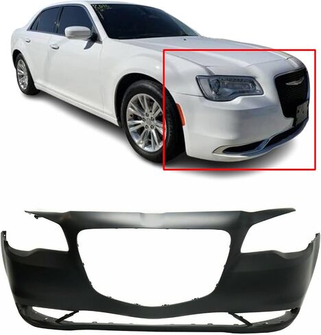 FitParts Compatible With Front Bumper Cover 2015-2023 Chrysler 300 Sedan. New, Primed & Ready for Paint. CH1000A21 5PN41TRMA in Saudi Arabia