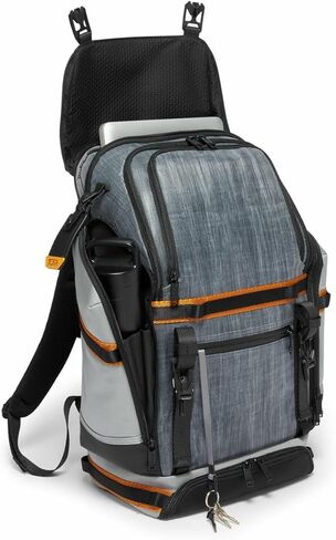 TUMI - Alpha Bravo Expedition Flap Backpack - Large Carry On Backpack - 21.0" X 12.5" X 7.5" - Fits up to 17" Laptop - Black Onyx in Kuwait
