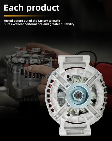 OCPTY المولد لـ Mercedes-Benz لـ C230 2006-2009 ، لـ C280 2006-2007 ، لـ C300 2008 ، لـ C350 2006-2011،12v 150amp 6-Grove Pulley ، استبدال المولد 11215 ABO0343 in Saudi Arabia