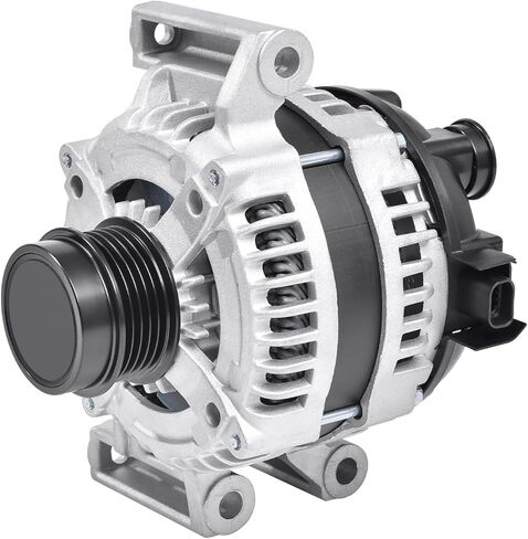 1042101960 Alternator Compatible with Chevy Impala 14-19, Malibu 13-19, Camaro, Blazer & GM-C Canyon 15-16 & Buic-k Regal & Cadillac CTS, 12V 150Amp CW 5-Groove Clutch Pulley, Part #: 13592811 in Kuwait