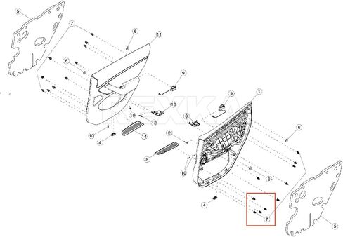 Rexka 20pcs Door Trim Retainer Clip for Tesla Model 3 Model Y 113514700A 1135147S0B 1135147-00-A 1135147-S0-B in Saudi Arabia