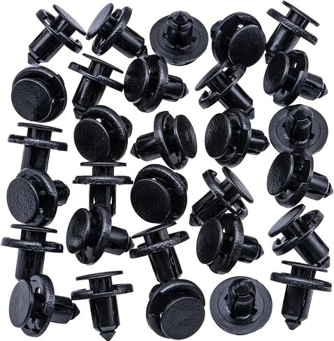 Rexka Bumper Clip Retainers for Nissan 01553-09611 Maxima Toyota Lexus 90467-08185 (Pack of 30) in Saudi Arabia