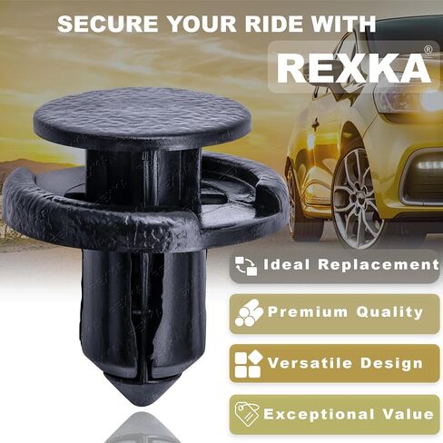 Rexka Bumper Clip Retainers for Nissan 01553-09611 Maxima Toyota Lexus 90467-08185 (Pack of 30) in Saudi Arabia