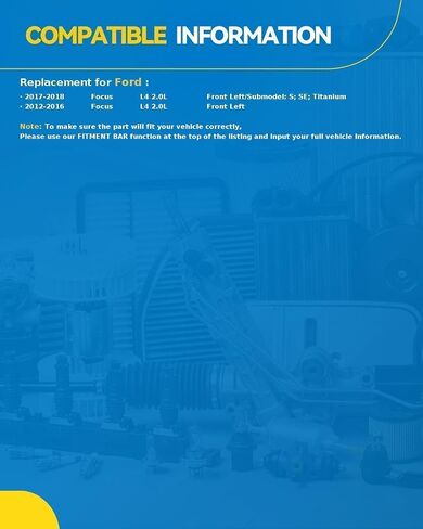 PHILTOP Front Right CV Axle Shaft Assembly for Ford Focus 2012-2018, 66-2305 CV Axle Shafts in Saudi Arabia