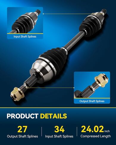 PHILTOP Front Right CV Axle Shaft Assembly for Ford Focus 2012-2018, 66-2305 CV Axle Shafts in Saudi Arabia