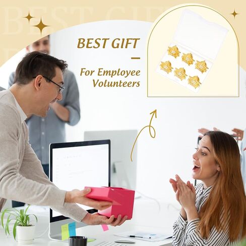 Remuuly 36 Pcs Year Service Award Star Lapel Pins Year of Service Award Lapel Pin Reward Star Pins for Long Standing Employees Volunteers in Kuwait
