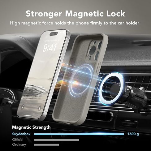 Magnetic for iPhone 12 Pro Max Case, Compatible with MagSafe, [Full Camera Protection][Screen Protector] Silicone Shockproof Protective Phone Case for iPhone 12 Pro Max 6.7", Calke Green in Kuwait