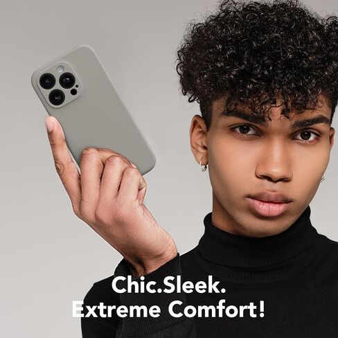 Magnetic for iPhone 12 Pro Max Case, Compatible with MagSafe, [Full Camera Protection][Screen Protector] Silicone Shockproof Protective Phone Case for iPhone 12 Pro Max 6.7", Calke Green in Kuwait