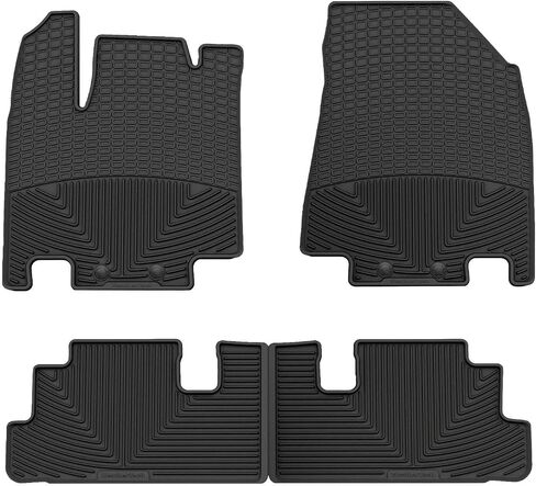 الحصير الأرضية في Weathertech All-Weather لـ QX60 ، Pathfinder-الصف الأول والثاني (W601-W602) ، أسود in Saudi Arabia