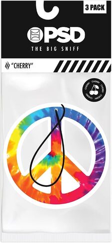 PSD Tie Dye Peace 3-Pack Air Freshener in Saudi Arabia