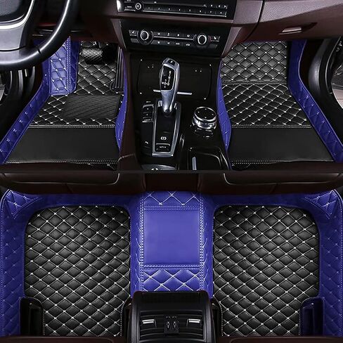 Custom Car Floor Mats Anbuwei Personalized Full Coverage Anti-Slip Car Floor Mats for 2000-2025 Automotive Cars SUV Sedan (All Black) in Saudi Arabia