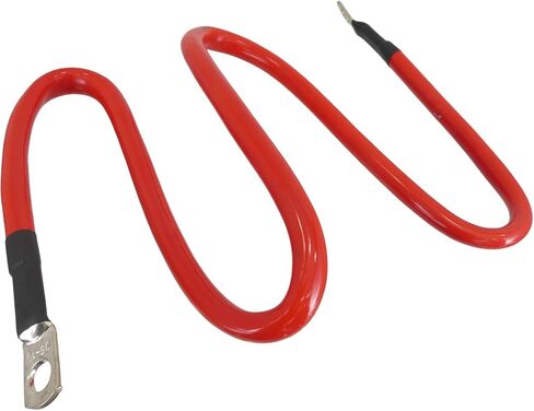 كابل بديل للبطارية 36 بوصة 3/8 بوصة ، نهايات رخوة النحاس بحجم 10 مم ، فائقة الثقيلة 2 AWG 100 ٪ من النحاس ، السيارات ، البحرية ، القوارب ، الطاقة الشمسية ، الجرار ، جزازة ، عربة غولف ، دراجة نارية ، معدات ثقيلة ، من قبل فريق التكنولوجيا in Saudi Arabia