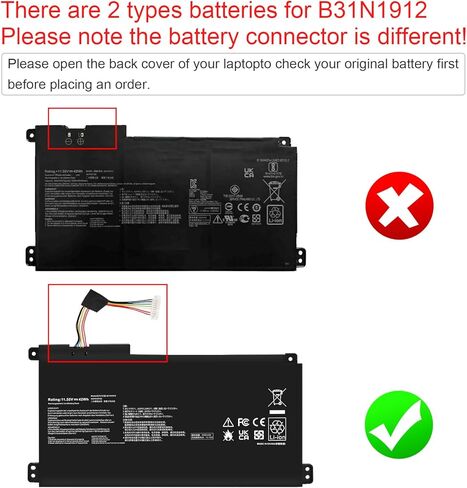 tree.nb jc04 919700-850 بطارية الكمبيوتر المحمول لـ HP Spare 919681-221 JC03 بديل HP Battery 15-BS289WM 15-BS015DX 15-BS113DX 15-BS115DX 15-BS060WM 15-BS070WM-HIGHIGE [2200MAH/14.8V] in Kuwait